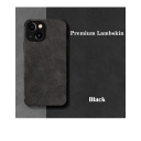 iPhone 11 Θήκη με Προστασία Κάμερας Lampskin Leather Back Case Black - Image 1