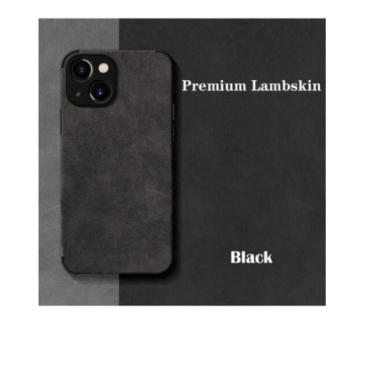 iPhone 11 Θήκη με Προστασία Κάμερας Lampskin Leather Back Case Black