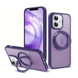 iPhone 11 Θήκη MagSafe - Back Case Ring Stand Purple