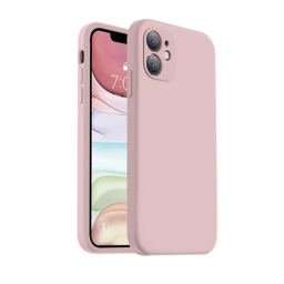 iPhone 11 Θήκη Σιλικόνης με Προστασία Κάμερας Pink Sand
