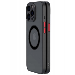 iPhone 12 Pro Max Θήκη Magsafe Black-Red Case Armor