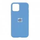 iPhone 12 Pro Θήκη Σιλικόνης Denim Blue - Back Case Silicone - Image 1