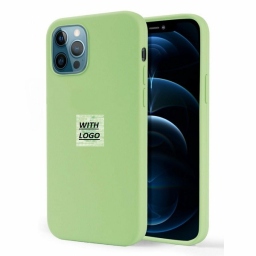 iPhone 12 Pro Θήκη Σιλικόνης Mint - Back Case Silicone Μέντα
