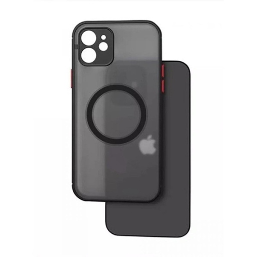 iPhone 12 Θήκη Magsafe Black - Red Armor Case