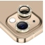 iPhone 13 Mini Προστασία Κάμερας Gold Strass Lens