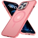 iPhone 14 Θήκη Σιλικόνης - Mobile Silicone Back Case Magsafe Pink - Image 1