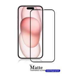 iPhone 15 Plus Anti-Fingerprint Full Tempered Glass