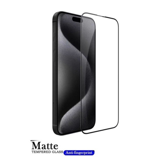 iPhone 15 Pro Anti-Finger Full Screen Protector Ματ