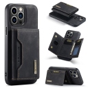 iPhone 15 Pro Max Θήκη με Μαγνητικό Πορτοφόλι Μαύρη - Image 1
