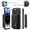 iPhone 15 Pro Max Θήκη με Μαγνητικό Πορτοφόλι Μαύρη - Image 2