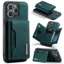 iPhone 15 Pro Max Θήκη με Μαγνητικό Πορτοφόλι Green - Image 1