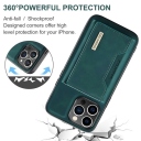 iPhone 15 Pro Max Θήκη με Μαγνητικό Πορτοφόλι Green - Image 5