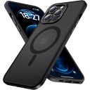 iPhone 15 Pro Max Θήκη Σιλικόνης - Mobile Silicone Back Case Magsafe Black - Image 1