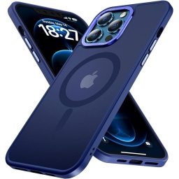 iPhone 15 Pro Max Θήκη Σιλικόνης - Mobile Silicone Back Case Magsafe Blue