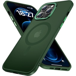 iPhone 15 Pro Max Θήκη Σιλικόνης - Mobile Silicone Back Case Magsafe Green