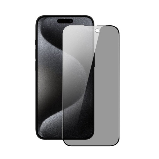 iPhone 15 Pro Privacy Tempered Glass Anti-Spy Φιμέ
