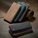 iPhone 15 Θήκη Κινητού Μαγνητική Μαύρη - Phone Case Leather Book CaseMe Black - Image 3