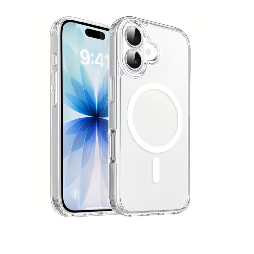iPhone 16 MagSafe Case Διάφανη Θήκη Σιλικόνης