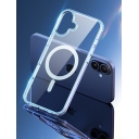 iPhone 16 MagSafe Case Διάφανη Θήκη Σιλικόνης - Image 1