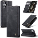 iPhone 16 Plus Δερμάτινη Θήκη Μαύρη Μαγνητική CaseMe - Image 2