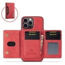 iPhone 16 Pro Max Θήκη με Μαγνητικό Πορτοφόλι Red - Image 3