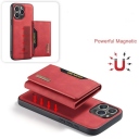 iPhone 16 Pro Max Θήκη με Μαγνητικό Πορτοφόλι Red - Image 5