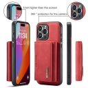 iPhone 16 Pro Max Θήκη με Μαγνητικό Πορτοφόλι Red - Image 6