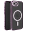 iPhone 16e Θήκη Magsafe Glitter - Strass Purple Σιλικόνης
