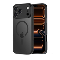 iPhone 17 Pro Max Ματ MagSafe Θήκη Μαύρη με Προστασία Κάμερών