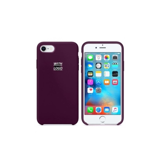 iPhone 6 Plus Θήκη Σιλικόνης - Back Case Silicone Plum