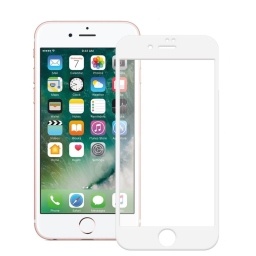 iPhone 7 - 8 - SE Tempered Glass Full Protection - Πλήρη Προστασία Οθόνης Κινητού Τηλεφώνου White Frame