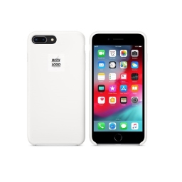 iPhone 7 Plus - 8 Plus Θήκη Σιλικόνης - Back Case Silicone White