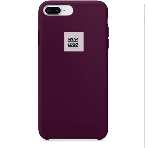 iPhone 7 Plus - 8 Plus Θήκη Σιλικόνης - Back Case Silicone Plum