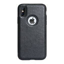 iPhone X-XS Θήκη Κινητού από Οικολογικό Δέρμα - Back Leather Case Black - Image 1