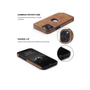 iPhone X-XS Θήκη Κινητού από Οικολογικό Δέρμα - Back Leather Case Brown - Image 3