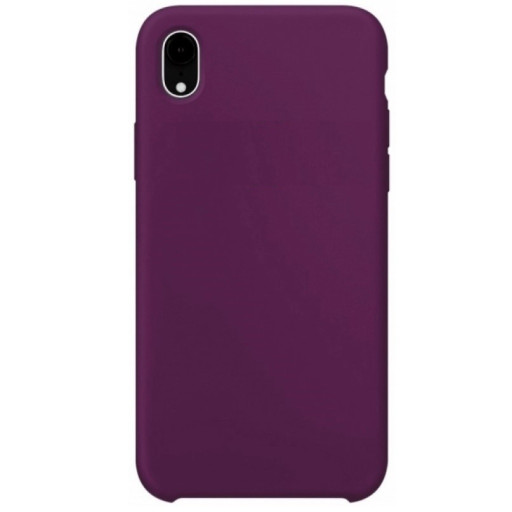 Θήκη Σιλικόνης για iPhone XR - Plum