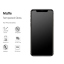 iPhone XS Max Anti-Finger - Πλήρη Προστασία Οθόνης Matte