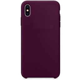 Θήκη Σιλικόνης για iPhone XS Max - Plum