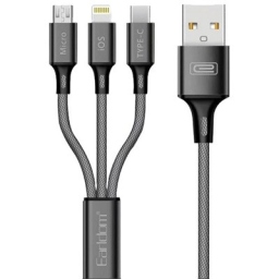Καλώδιο Ταχείας Φόρτισης 3 σε 1 - Fast Cable USB Charger EARLDOM EC-IMC017