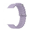 Λουράκι Apple Watch 42 - 44 - 45 - 49 mm Σιλικόνης Wave Λεβάντα - Image 2