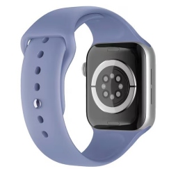 Λουράκι Apple Watch 42 - 44 - 45 - 49 mm Σιλικόνης Pin Grey-Blue