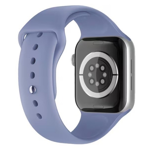 Λουράκι Apple Watch 42 - 44 - 45 - 49 mm Σιλικόνης Pin Grey-Blue