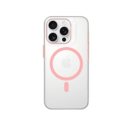 Magsafe Θήκη για iPhone 16 Pro Max Clear - Pink