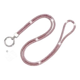 Μακρύ Λουράκι Λαιμού για Κινητό Ροζ - Smartphone Chain Pink