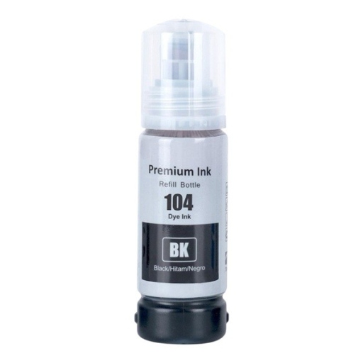 Μαύρο Συμβατό Μελάνι Εκτυπωτή Epson 104 EcoTank - Black