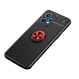 ΜΑΓΝΗΤΙΚΗ ΘΗΚΗ ΠΡΟΣΤΑΣΙΑΣ ΣΙΛΙΚΟΝΗΣ ΓΙΑ REALME C31 ΜΕ  ΔΑΧΤΥΛΙΔΙ ΚΑΙ ΠΡΟΣΤΑΣΙΑ ΚΑΜΕΡΑΣ - BACK COVER SILICON  RING HOLDER - ΜΑΥΡΗ - KOKKINH - OEM
