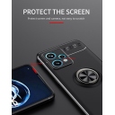 ΜΑΓΝΗΤΙΚΗ ΘΗΚΗ ΠΡΟΣΤΑΣΙΑΣ ΣΙΛΙΚΟΝΗΣ ΓΙΑ REALME C31 ΜΕ  ΔΑΧΤΥΛΙΔΙ ΚΑΙ ΠΡΟΣΤΑΣΙΑ ΚΑΜΕΡΑΣ - BACK COVER SILICON  RING HOLDER - ΜΑΥΡΗ - KOKKINH - OEM - Image 2