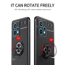 ΜΑΓΝΗΤΙΚΗ ΘΗΚΗ ΠΡΟΣΤΑΣΙΑΣ ΣΙΛΙΚΟΝΗΣ ΓΙΑ REALME C31 ΜΕ  ΔΑΧΤΥΛΙΔΙ ΚΑΙ ΠΡΟΣΤΑΣΙΑ ΚΑΜΕΡΑΣ - BACK COVER SILICON  RING HOLDER - ΜΑΥΡΗ - ΜΠΛΕ - OEM - Image 8