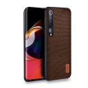 MOFI Fabric Back Cover for Xiaomi Mi 10 Pro - Business style - Brown - Image 2