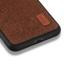 MOFI Fabric Back Cover for Xiaomi Mi 10 Pro - Business style - Brown - Image 3